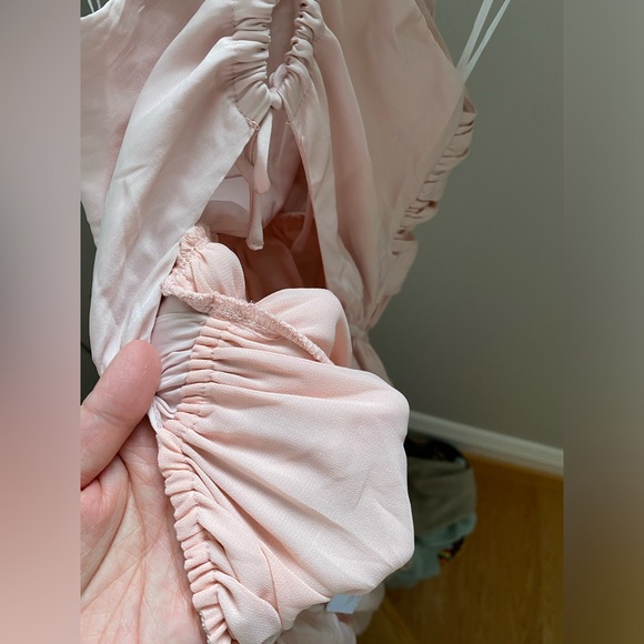 NWT RUMOR blush pink midi boho dress size 8 - Picture 6 of 8